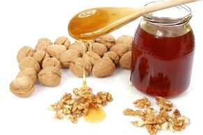 nuts and honey for activity