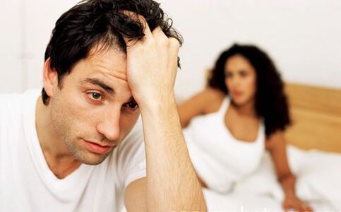 man frustrated by rejection when aroused