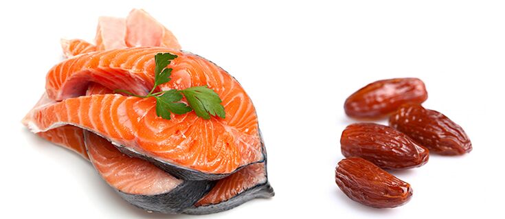 Fish and dates to increase male potency